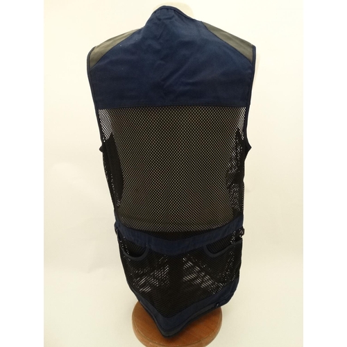 377 - Deerhunter 'Champion De-lux' Mesh Waistcoat / Skeet Vest, in Blue, Size L.