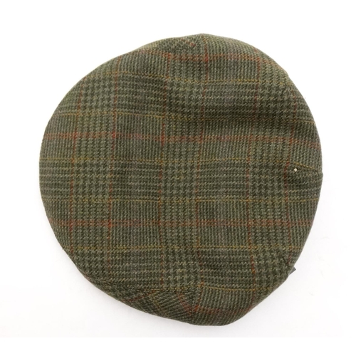 383 - A Laksen ' Bruar ' Tweed Sixpence Flat Cap, Size 56''.