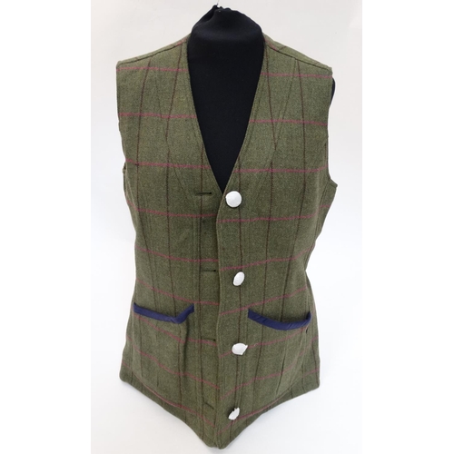 480 - A ladies Musto stretch technical tweed Jacket Gilet, size 10 with tags