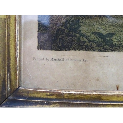 511 - Shooting: Maile after Marshall of Newmarket, c1800, Hand coloured etching, 'The Sportsman' - a weari... 