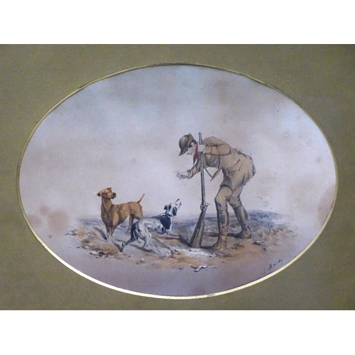 511 - Shooting: Maile after Marshall of Newmarket, c1800, Hand coloured etching, 'The Sportsman' - a weari... 