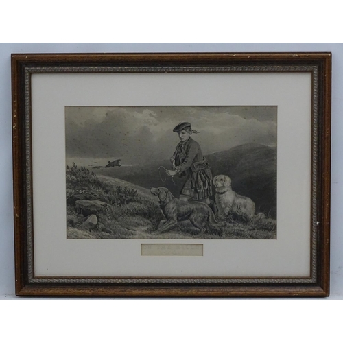 524 - Scottish Game Shooting: After James Hardy Jnr (1832-1889), Monochrome engraving, 'On the Hills 20th ... 