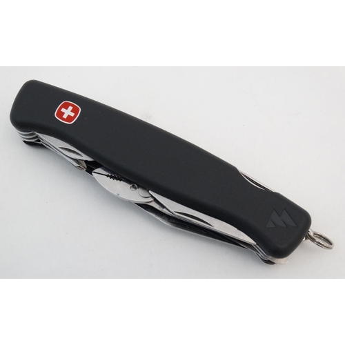 544 - A rare Wenger 'Everest ' Ranger Swiss army knife, having a range of blades and tools,  8 3/4'' exten... 