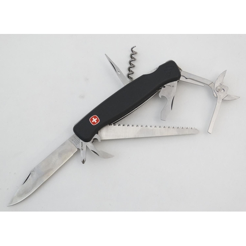 544 - A rare Wenger 'Everest ' Ranger Swiss army knife, having a range of blades and tools,  8 3/4'' exten... 