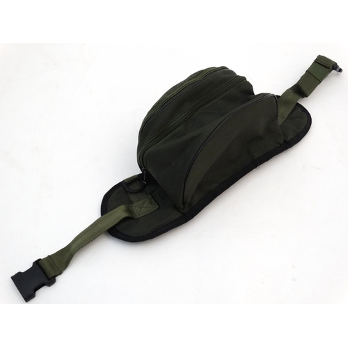 569 - Shooting / Fishing: A Highlander synthetic 'bum bag', the internal liner converting to a rucksack wi... 