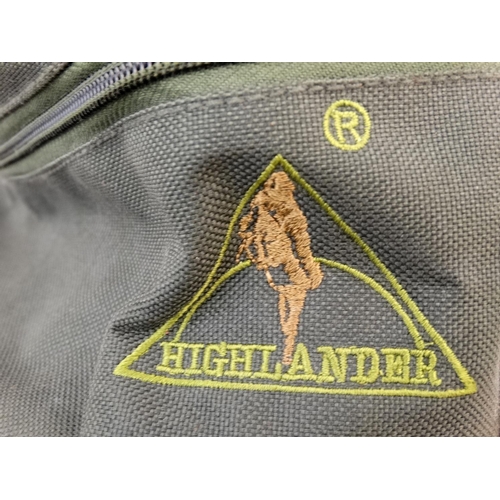 569 - Shooting / Fishing: A Highlander synthetic 'bum bag', the internal liner converting to a rucksack wi... 