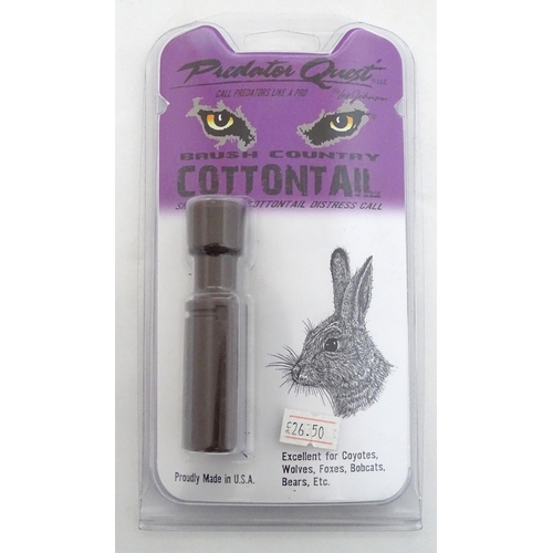 585 - Shooting: A 'Predator Quest by Les Johnson - Brush Country Cottontail' rabbit distress predator call... 