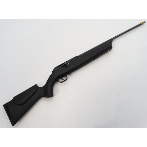 628 - Airgun: A Umarex '850 Air Magnum' .22 CO2 bolt action air rifle,  24 1/2'' barrel (threaded for sile... 