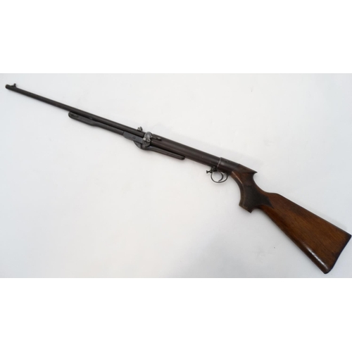 631 - Airgun: a BSA light pattern .177 underlever air rifle, 17'' barrel with open sights and side button ... 