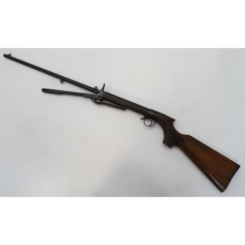 631 - Airgun: a BSA light pattern .177 underlever air rifle, 17'' barrel with open sights and side button ... 