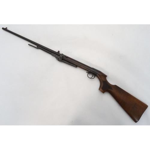 634 - Airgun: a BSA light pattern .177 underlever air rifle, 17'' barrel with open sights and bayonet type... 