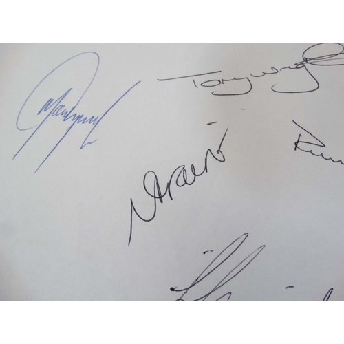 94 - Cricket: A collection of autographs from the Gloucestershire County Cricket Club 1997 squad, to incl... 