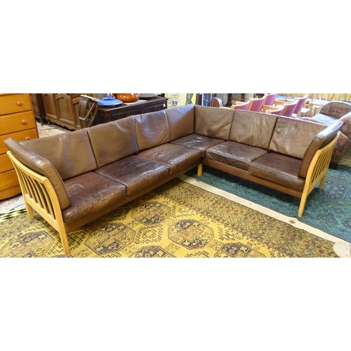 Danish on sale corner sofa