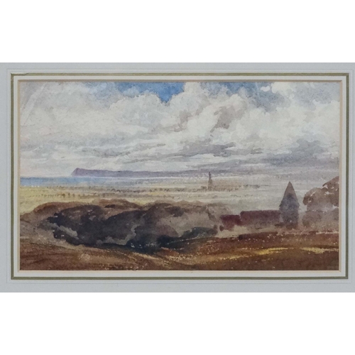 115 - Peter De Wint (1784-1849), Watercolour, ' Padstow Point ', Labelled verso with Manning Gallery , 71,... 