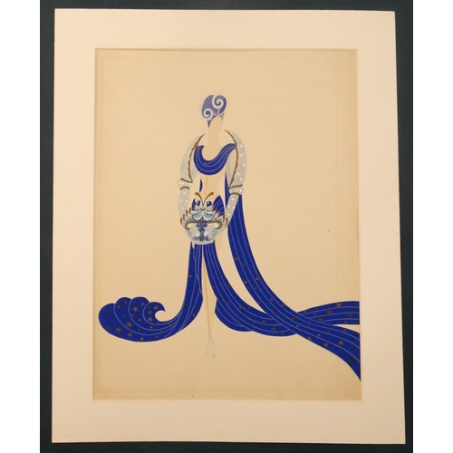 143 - Romain de Tirtoff [ Erte ] (1892-1990), Gouache and pencil, 'Cancer , Erte' , Theatrical costume des... 