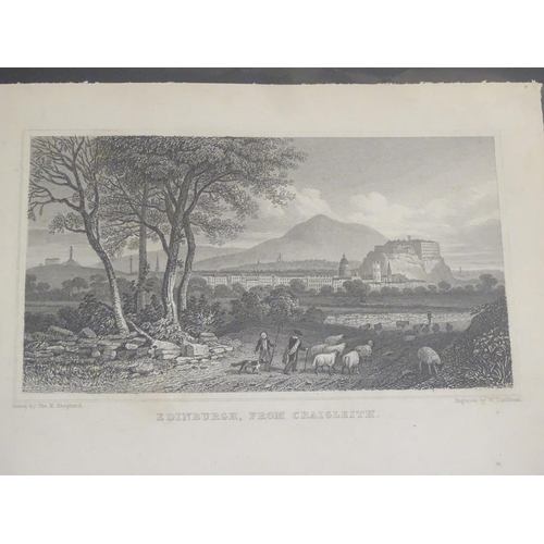 157 - After Thomas Hosmer Shepherd (1793 - 1864): An album of 99 engravings, Views of Edinburgh in the ear... 