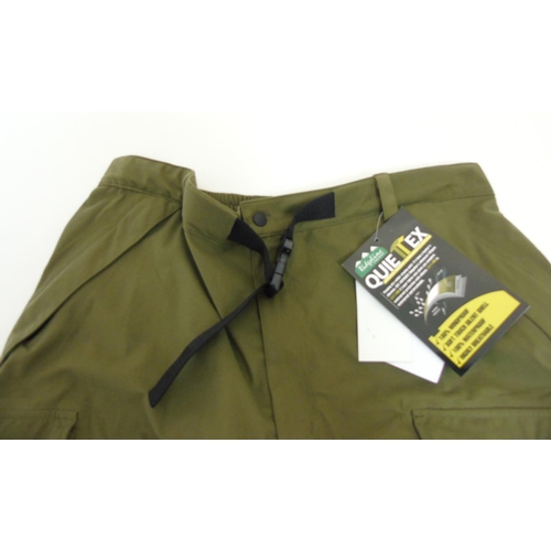 188 - A pair of olive green Ridgeline of New Zealand trousers, size 3 XL (New with tags)