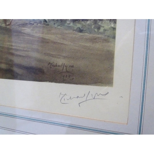 262 - Whaddon Chase Hunting : Michael Lyne (1912-1989) , Signed coloured print , Artist's Proof , ' Whaddo... 