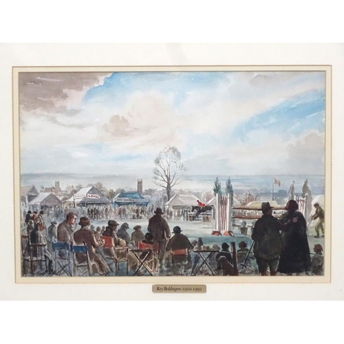 288 - Roy Beddington (1910-1995), Watercolour 'The County Show ', Signed lower left and titled verso. 10 x... 