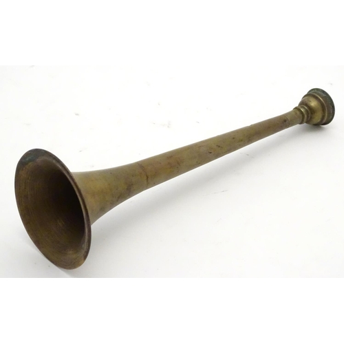 308 - A continental hunting horn 12'' long