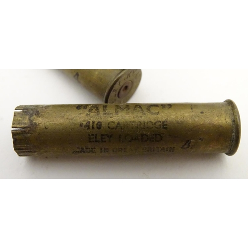 557 - Shooting: A collection of 14 scarce collectable 1940s Eley 'Almac' .410 2'' brass cartridge cases (i... 