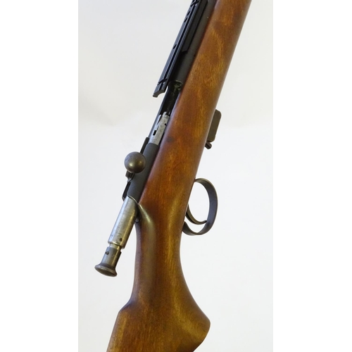 584 - Rimfire rifle: A 'Sportsman-Five' bolt-action .22LR rifle by BSA, Birmingham.  23 1/2'' barrel with ... 