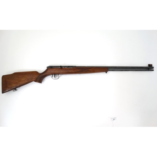 588 - Rimfire Rifle : A .22LR Semiautomatic rifle by Krico , 22 3/8'' barrel with tube magazine under , Fi... 