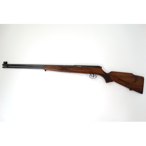 588 - Rimfire Rifle : A .22LR Semiautomatic rifle by Krico , 22 3/8'' barrel with tube magazine under , Fi... 