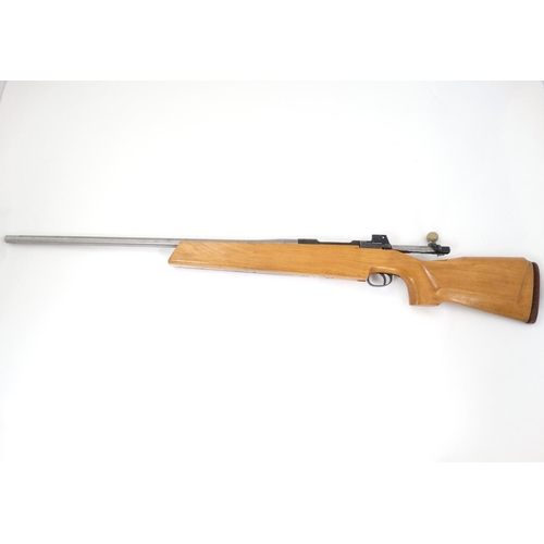 591 - Centrefire Rifle : A .308 Bolt Action single-shot Target rifle , 27 1/2'' heavy barrel , the action ... 