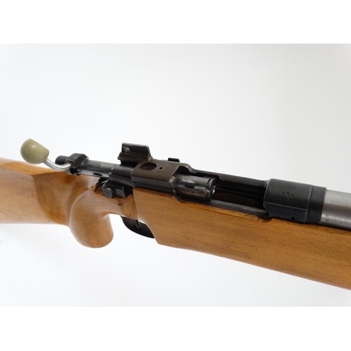 591 - Centrefire Rifle : A .308 Bolt Action single-shot Target rifle , 27 1/2'' heavy barrel , the action ... 