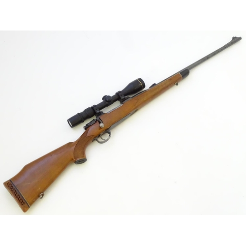 593 - Centrefire rifle: A 'Mark X' .270 bolt-action stalking rifle by Interarms, England & USA.  24 3/4'' ... 