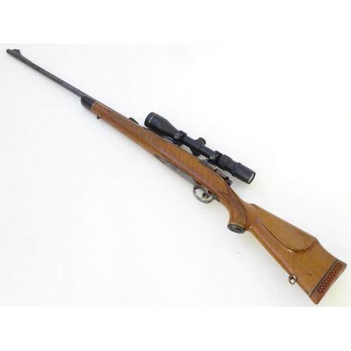 593 - Centrefire rifle: A 'Mark X' .270 bolt-action stalking rifle by Interarms, England & USA.  24 3/4'' ... 