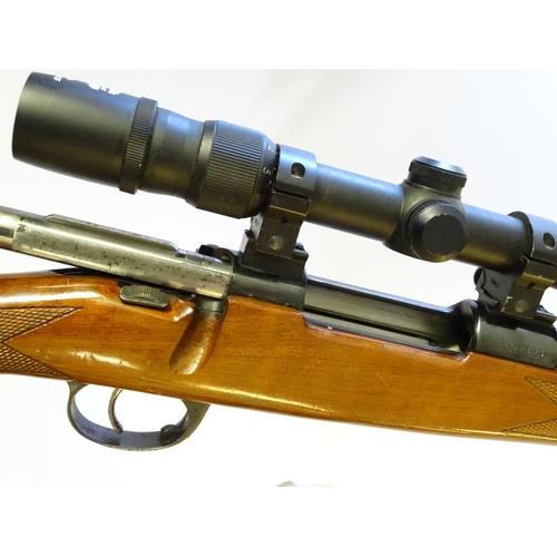 593 - Centrefire rifle: A 'Mark X' .270 bolt-action stalking rifle by Interarms, England & USA.  24 3/4'' ... 