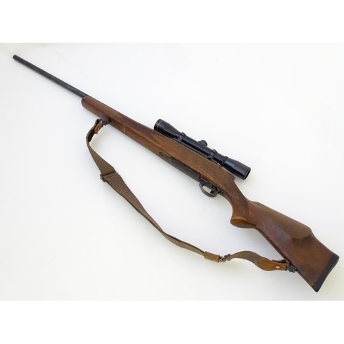 596 - Centrefire rifle: A 'Vanguard VGS' .270W bolt-action stalking rifle by Weatherby, USA. 25'' barrel, ... 