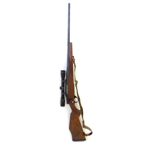 596 - Centrefire rifle: A 'Vanguard VGS' .270W bolt-action stalking rifle by Weatherby, USA. 25'' barrel, ... 