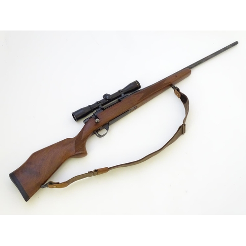 596 - Centrefire rifle: A 'Vanguard VGS' .270W bolt-action stalking rifle by Weatherby, USA. 25'' barrel, ... 