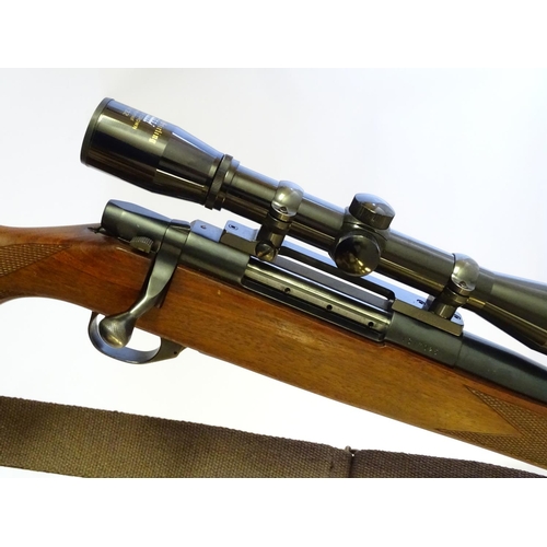 596 - Centrefire rifle: A 'Vanguard VGS' .270W bolt-action stalking rifle by Weatherby, USA. 25'' barrel, ... 