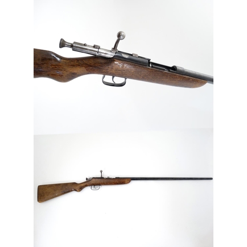 598 - Shotgun : A .410 Bolt action shotgun by Webley & Scott , Birmingham .  25 1/2'' barrel with 2 1/2'' ... 