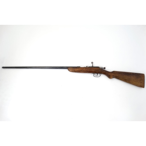 598 - Shotgun : A .410 Bolt action shotgun by Webley & Scott , Birmingham .  25 1/2'' barrel with 2 1/2'' ... 