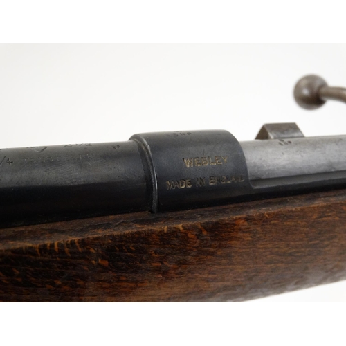 598 - Shotgun : A .410 Bolt action shotgun by Webley & Scott , Birmingham .  25 1/2'' barrel with 2 1/2'' ... 