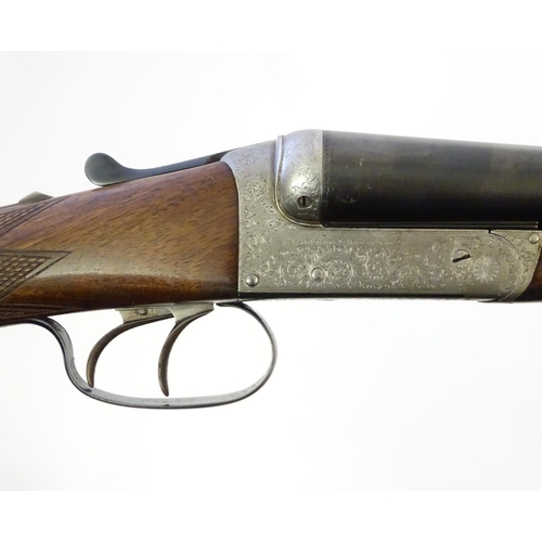 627 - Shotguns: A composed-matched pair of 'Avant Tout' 12 bore side by side boxlock ejector shotguns by C... 