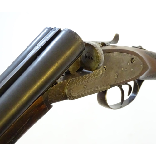 631 - Shotgun: A 'Silver Sabel' 12 bore side by side sidelock ejector shotgun by Gunmark (Pedro Gorosabel,... 