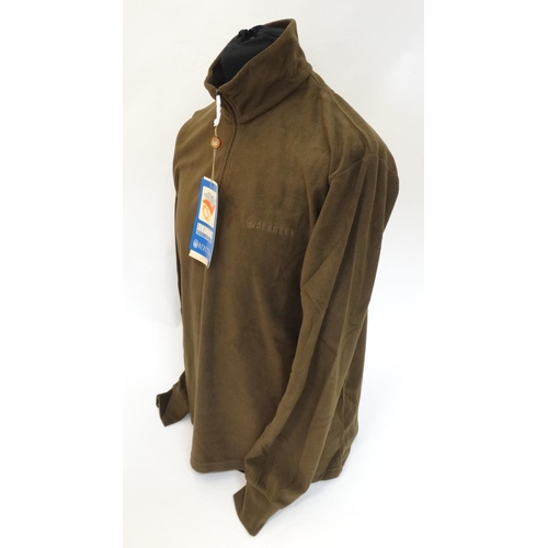 99 - A light polar Beretta fleece of brown colour, size XL, (New with tags)