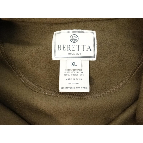 99 - A light polar Beretta fleece of brown colour, size XL, (New with tags)