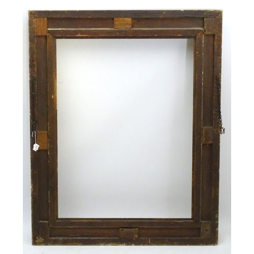 179 - Gilt picture frame :, A laurel and swept frame to fit 31 x 41'' ( internal measurement ) with 6'' sl... 