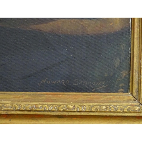 6 - Howard Barron (1900-1991), Oil on canvas, Portrait of a gentleman, Signed lower right. 32 x 25'' Bar... 