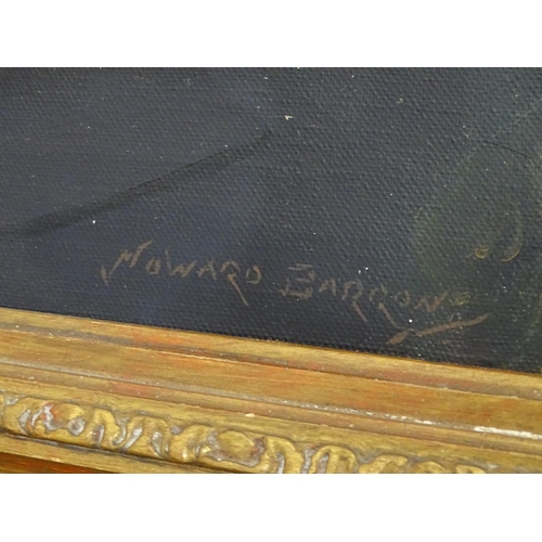 6 - Howard Barron (1900-1991), Oil on canvas, Portrait of a gentleman, Signed lower right. 32 x 25'' Bar... 