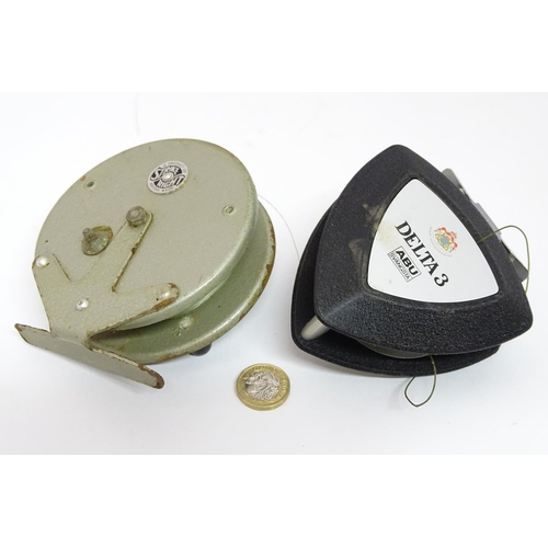 Fly- Fishing : a boxed ABU (Svangsta ) Delta 3 fly reel together