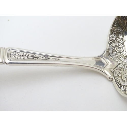 132 - An American silver ladle, maker Gorham Manufacturing Co. 7'' long