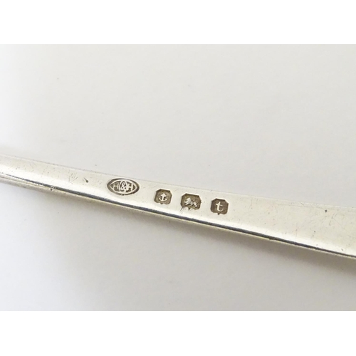 244 - A silver Art Nouveau spoon hallmarked Birmingham 1918 maker Hukin & Heath. approx 4 1/4'' long (10g)